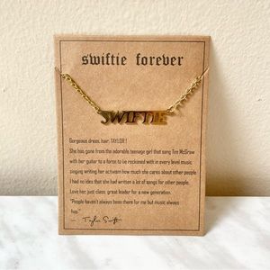 New Taylor Swift Swiftie stainless steel necklace